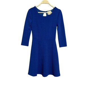 Alythea Dress Mini Size XS Textured Sheath Long Sleeve Swing Circle Short Casual
